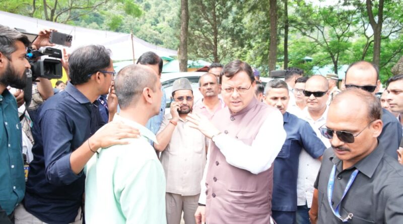 धराली आपदा: सीएम धामी की कमान में युद्धस्तर पर राहत और बचाव अभियान