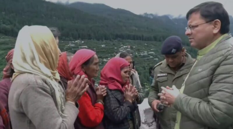 मुख्यमंत्री धामी ने धराली में आपदा प्रभावित क्षेत्रों का किया दौरा, राहत कार्यों की समीक्षा की