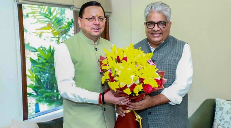 मुख्यमंत्री धामी ने दिल्ली में केंद्रीय मंत्री से सात जल विद्युत परियोजनाओं को स्वीकृति देने का अनुरोध किया।