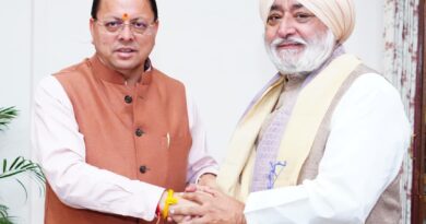 मुख्यमंत्री पुष्कर सिंह धामी से गुरुद्वारा श्री हेमकुंट साहिब प्रबंधन ट्रस्ट के अध्यक्ष नरेंद्र जीत सिंह बिंद्रा ने भेंट की।