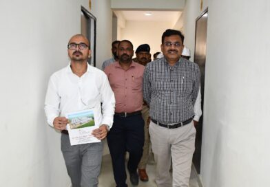 बागवाला में प्रधानमंत्री आवास योजना में बने 1872 आवासों का मुख्य सचिव ने किया निरीक्षण।