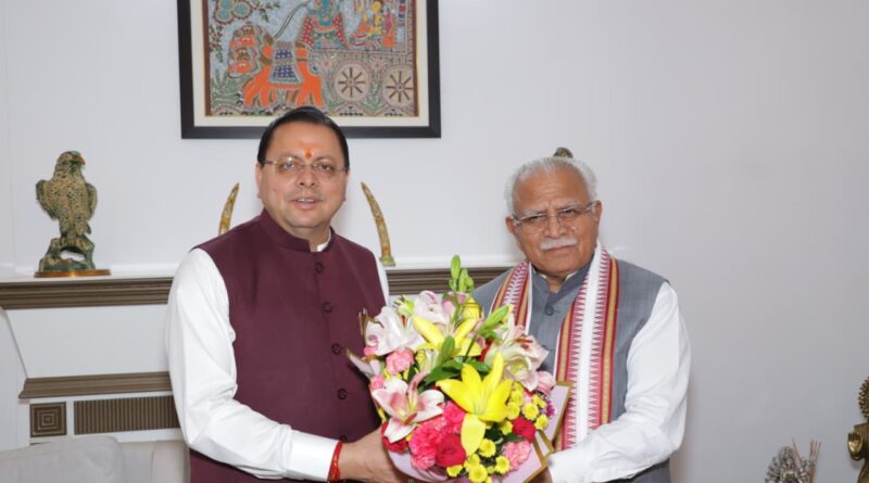 सीएम धामी ने केंद्रीय विद्युत मंत्री मनोहर लाल खट्टर से की मुलाकात, उत्तराखंड के लिए अतिरिक्त बिजली और ऊर्जा परियोजनाओं पर रखा प्रस्ताव