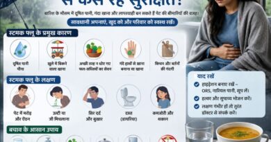 बारिश में बढ़ जाता है स्टमक फ्लू का खतरा! जानिए कारण, लक्षण और बचाव के आसान उपाय