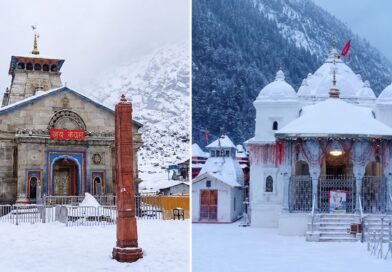 उत्तराखंड में बदला मौसम का मिजाज, केदारनाथ और गंगोत्री धाम में हुई बर्फबारी